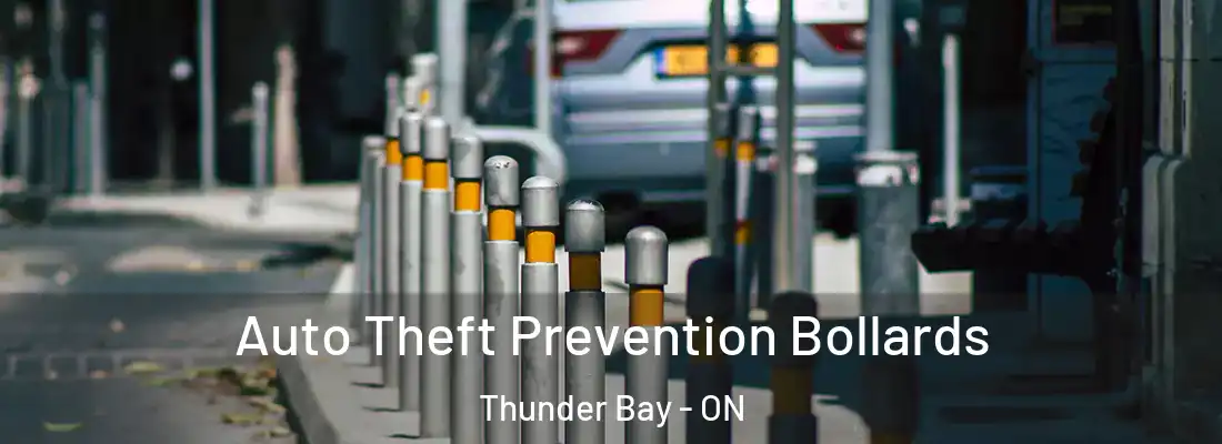  Auto Theft Prevention Bollards Thunder Bay - ON