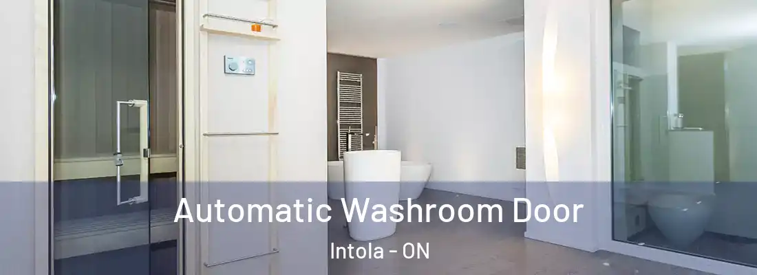  Automatic Washroom Door Intola - ON