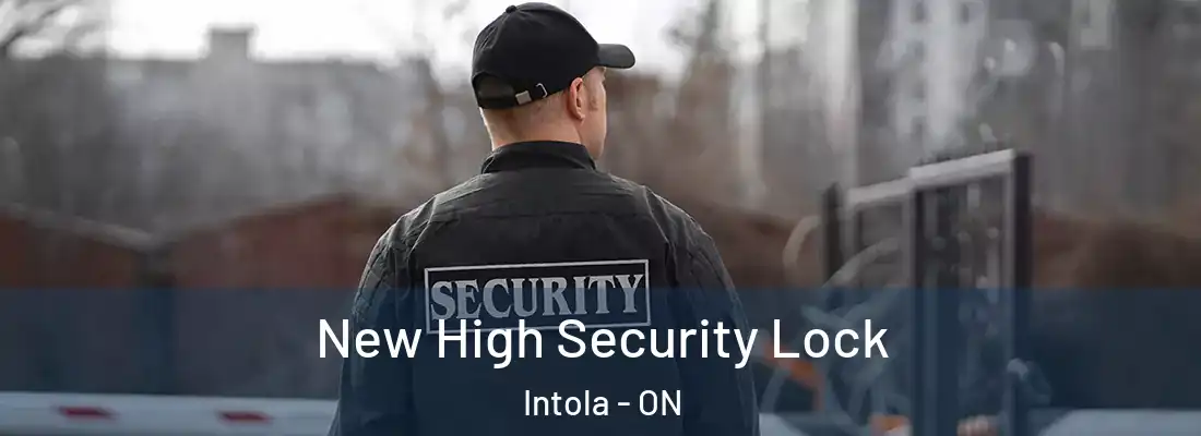  New High Security Lock Intola - ON