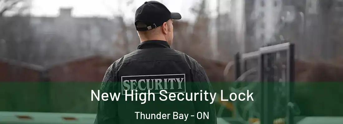  New High Security Lock Thunder Bay - ON