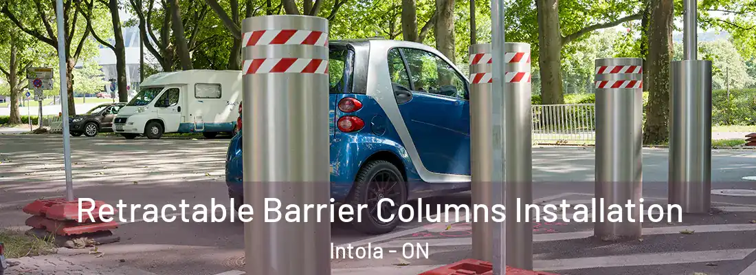  Retractable Barrier Columns Installation Intola - ON